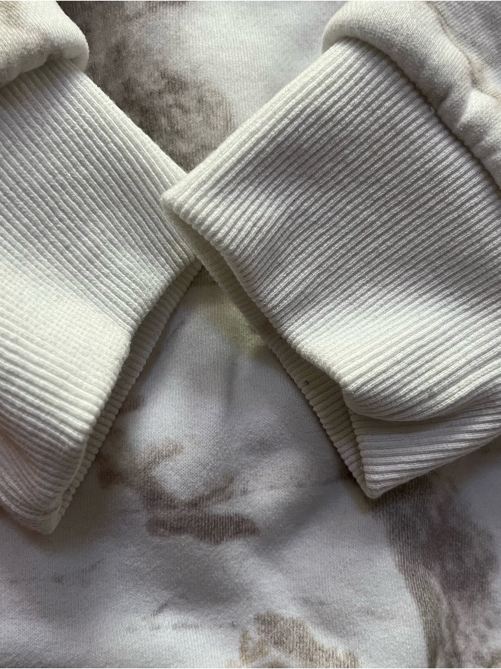 Comfrt collection super soft white oak camo fleece crewneck sweatshirt M - Picture 4 of 11